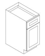 Forevermark Ice White Shaker Base Cabinet 9W X 34-1/2H