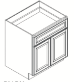 Feather Lodge Newport White Base Cabinet 27W X 34-1/2H