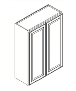 Feather Lodge Newport White Wall Cabinet 33W X 42H