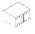 Feather Lodge Newport White Wall Cabinet 36W X 12H