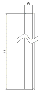 Feather Lodge Newport White Wall Filler NPW-F342