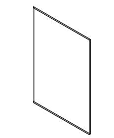 Forevermark Cinnamon Glaze Finished Back Panel 36W X 96H