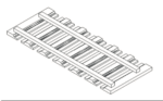 Stem Glass Holder 30W x 11.875D