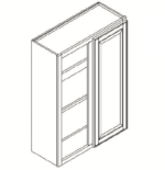 GHI Arcadia White Shaker Wall Blind Cabinet 27W X 30H