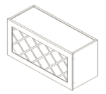 Wine Rack Cabinet 30W x 15H x 12D