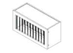 Plate Rack Cabinet 30W x 15H x 12D