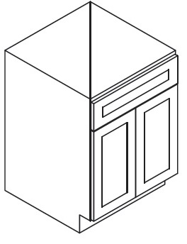 Wall Cabinet - 2 Built-in Drawers 18W X 48H