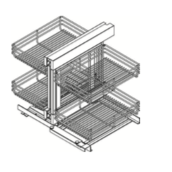Cabinets, Cubitac Dover Cafe Blind-Corner-Optimizer-BCO-SC-BCO