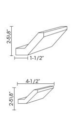 Crown Molding- AWCM96E4 -4.5W X 96H