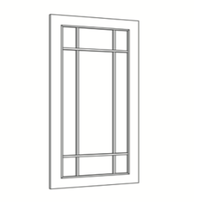 Cabinets, Cubitac Sofia Caramel Glaze Mullion-9-Light-Door-ND1530-ND1830-ND3030-ND3630-NDCW2430-