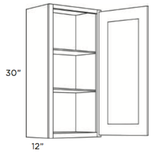 Forevermark Petit Oak Wall Cabinet 9W X 30H