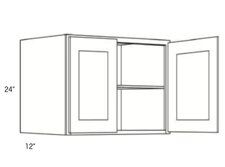 Forevermark Petit White Wall Cabinet 30W X 24H
