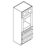 Forevermark Petit White Oven Cabinet 33W X 84H