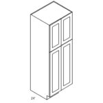 Forevermark Vista White Shaker Wall Pantry Cabinet 24W X 90H