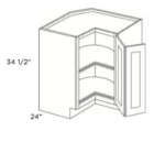 Forevermark Vista White Shaker Lazy Susan Cabinet 36W X 34-1/2H