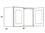 Cubitac Wall Cabinet 3618X24