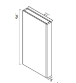 Forevermark Vista White Shaker Column 3W X 96H