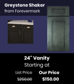 Forevermark Greystone Shaker Vanity