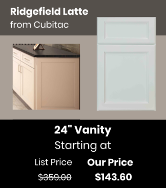 Cubitac Ridgefield Latte Vanity