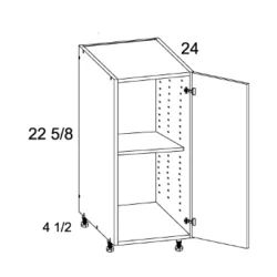 12 W Desk Base 27 1/8 H,24D One Door