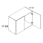 US Cabinet Depot Two Door Wall Cabinet