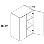 US Cabinet Depot Two Door Wall Cabinet