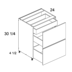 US Cabinet Depot Two Drawer Base Cabinet