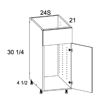 US Cabinet Depot Vanity Sink Base with Single Door