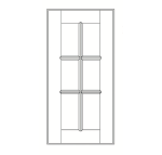 bathroom-cabinets-ghi-regal-oak-mullion-door-for-gdcw2436-rgo-glass-not-included-GDC2436MD-RGO