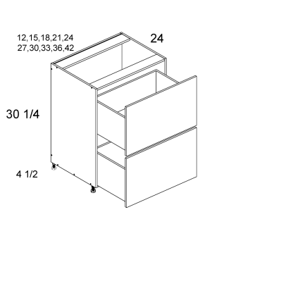cabinets-us-cabinet-depot-riviera-conch-shell-two-drawer-base-drawer-12w-x-24d-x-34-3-4h-RCS-2DB12