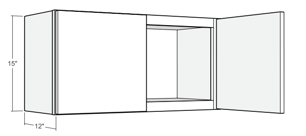 Cabinets, Cubitac Bergen Shale cubitac-madison-midnight-cubitac-madison-midnight-36in-wide-15in-high-wall-cabinet-MMD-W3615