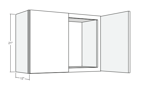 Cabinets, Cubitac Madison Latte cubitac-madison-midnight-cubitac-madison-midnight-30in-wide-21in-high-wall-cabinet-MMD-W3021