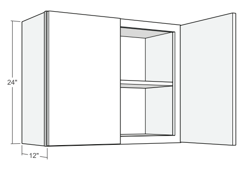 Cabinets, Cubitac Milan Shale cubitac-madison-midnight-cubitac-madison-midnight-36in-wide-24in-high-wall-cabinet-MMD-W3624