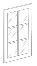 cabinets-cubitac-sofia-sable-glaze-36in-high-mullion-glass-door-LNSG-MDCW2736
