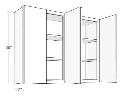 Cabinets, Cubitac Milan Shale cubitac-madison-midnight-cubitac-madison-midnight-36in-high-wall-cabinet-13-MMD-W4836