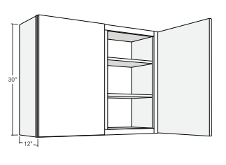 Cabinets, Cubitac Dover Latte cubitac-madison-midnight-cubitac-madison-midnight-42in-wide-30in-high-wall-cabinet-MMD-W4230