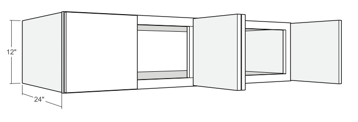 Cabinets, Cubitac Dover Latte cubitac-madison-midnight-cubitac-madison-midnight-48in-wide-24in-deep-wall-cabinet-MMD-W4812x24