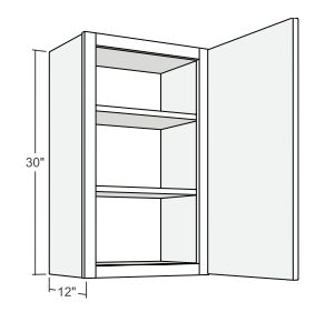 Cabinets, Cubitac Milan Latte cubitac-madison-midnight-cubitac-madison-midnight-21in-wide-30in-high-wall-cabinet-MMD-W2130