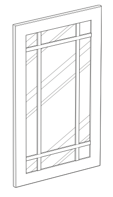 Cabinets, Cubitac Bergen Shale cabinets-cubitac-sofia-sable-glaze-36in-high-prairie-mullion-glass-door-LNSG-NDCW2736