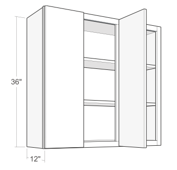 Cabinets, Cubitac Madison Dusk cubitac-madison-midnight-cubitac-madison-midnight-36in-high-blind-wall-cabinet-3-MMD-BLW36/3936