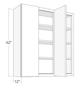 Cabinets, Cubitac Madison Dusk cubitac-madison-midnight-cubitac-madison-midnight-42in-high-blind-wall-cabinet-3-MMD-BLW36/3942