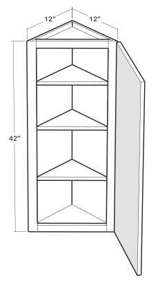 Cabinets, Cubitac Madison Latte cubitac-madison-midnight-cubitac-madison-midnight-wall-end-single-door-cabinet-3-MMD-WEC1242
