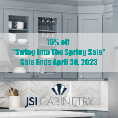 Swing into the Spring with JSI Cabinetry - 15% off