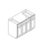 Forevermark Petit White Vanity 36W X 34-1/2H