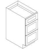 Forevermark Petit White Drawer Pack Cabinet 18W X 34-1/2H 1