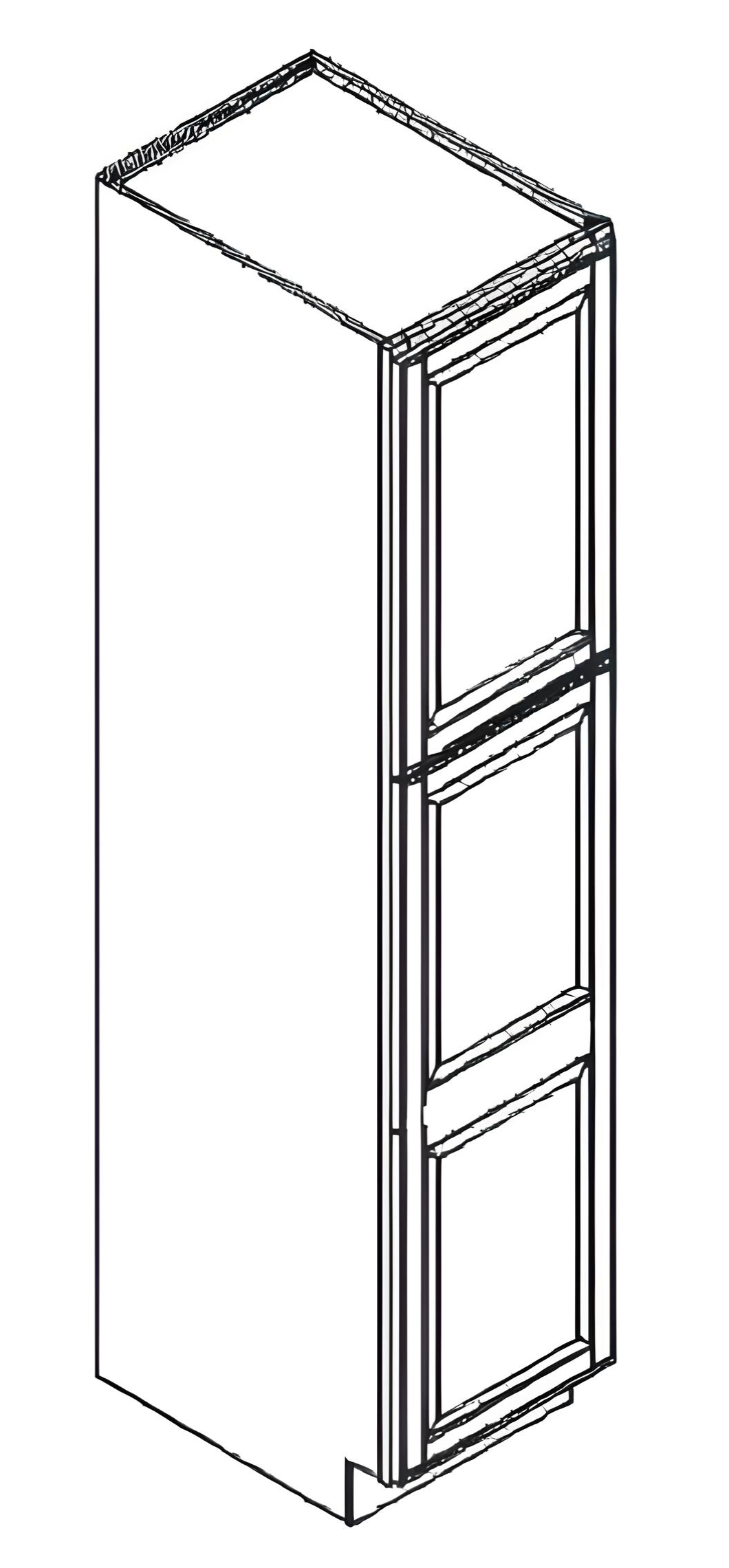 Forevermark Gramercy White Wall Pantry Cabinet 18W X 96H