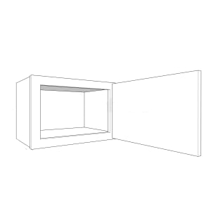 Cubitac Artisan Moss Wall Cabinet 33W X 12H
