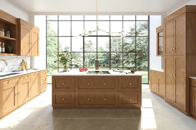 Forevermark Woodland Brown Shaker Cabinets: Rich Elegance