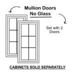 GHI Sonoma Sand Mullion Door for GW1542 (Glass Not Included)