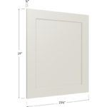 Base Decorative End Panel - 23-1/2W x 29H x 3/4D